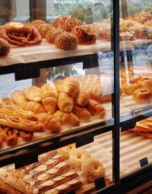 vitrine de pâtisserie